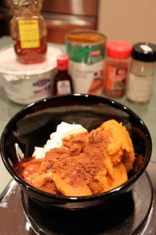 Pumpkin Yogurt - step 1