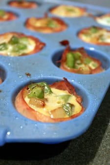 Mini Western Omelet Muffins - after