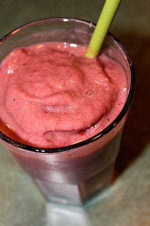 Cinnamon Spiced Strawberry Chocolate Smoothie