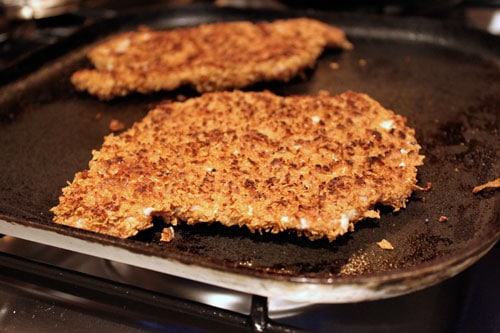 Pork and Bran Flake Schnitzel  - after