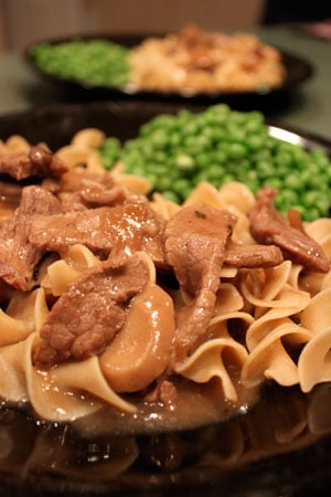 Beef with Mushrooms, Pantry Style