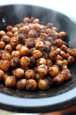 Simply Spiced Chickpeas (aka Garbanzo beans)