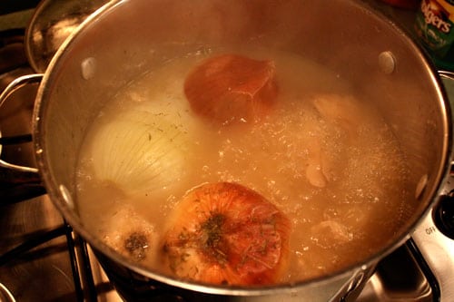 Overnight Chicken Broth Turned Bulgur Soup 2