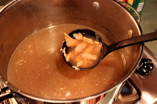 Overnight Chicken Broth Turned Bulgur Soup 6