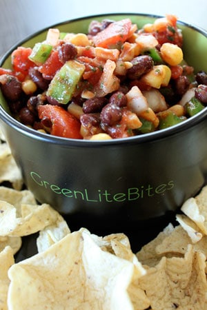 Hearty Black Bean and Corn Salsa from the Pantry