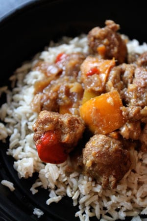 Sweet Mini Meatball Idea
