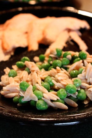 'Creamy' Orzo and Pea Salad