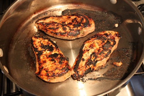 POM Marinated Chicken with Brown Rice and Spinach - step 4