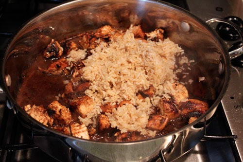 POM Marinated Chicken with Brown Rice and Spinach - step 7