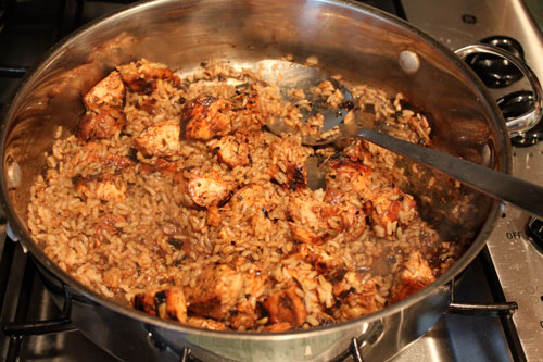 POM Marinated Chicken with Brown Rice and Spinach - step 8