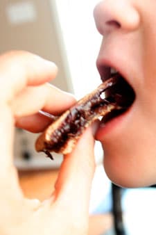Grilled Chocolate and Cherries - step 8