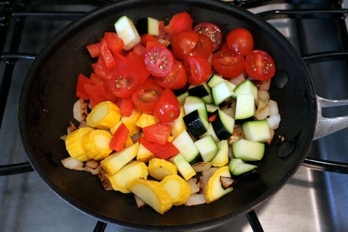 Skillet Veggie and Feta Tacos - step 2
