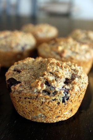All Bran Cherry Almond Muffins