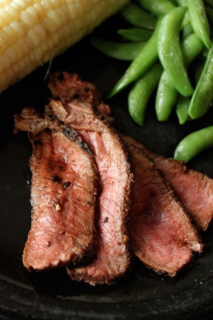 Dry Rubbed Pan-Fried London Broil