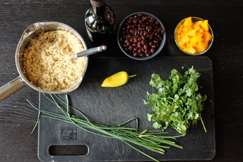 Mango, Black Bean and Couscous Salad - the station