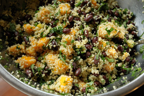 Mango, Black Bean and Couscous Salad - toss
