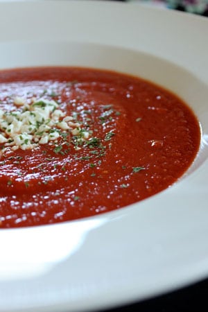 Homemade Garden Tomato Soup