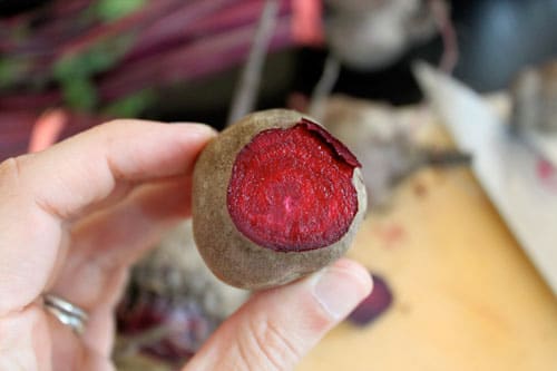 Simply Roasted Beets - color
