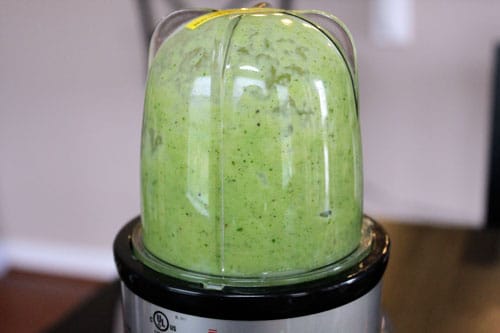Pear Cilantro Dressing Over Mixed Greens - step 2