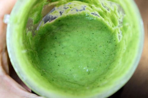 Pear Cilantro Dressing Over Mixed Greens - step 3
