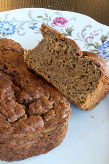 Mini Banana Bread Loaves - cut