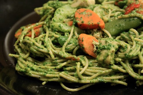 Spinach Arugula Pesto with Walnuts - step 5