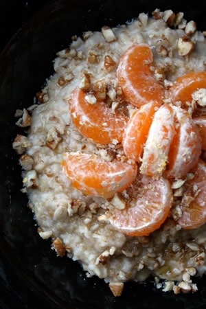 Tangerine Pecan Oatmeal Tangerine Pecan Oatmeal