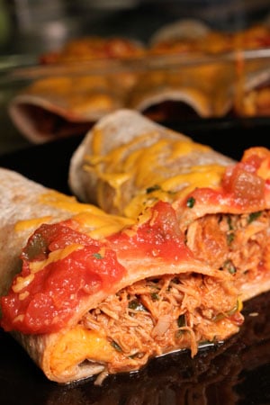 Leftover Turkey (or Chicken) Enchilada Filling