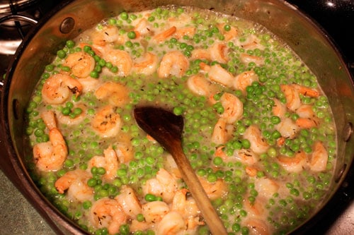 Shrimp and Pea Pasta - step 2