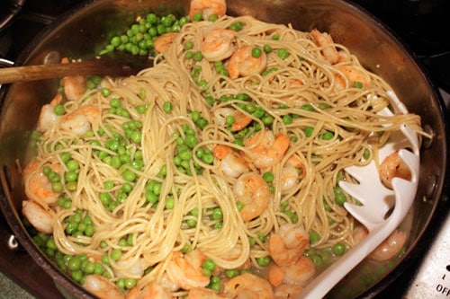 Shrimp and Pea Pasta - step 3