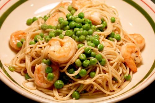 Shrimp and Pea Pasta - finished