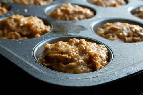 The "I Almost Nailed Them" Roasted Butternut Squash Muffins - before