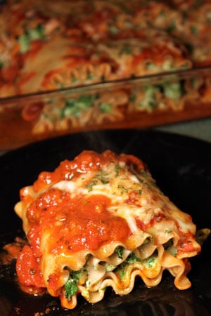 Turkey Spinach Lasagna Roll-ups