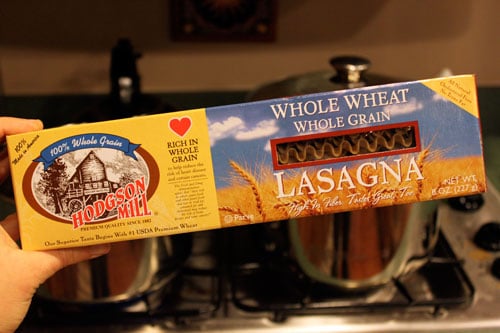 whole wheat lasagna noodles