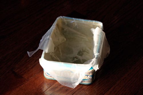empty container