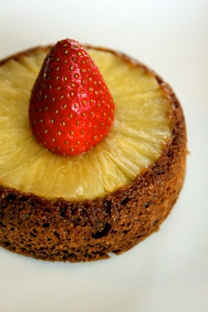 Single-Serve Upside Down Pineapple Cake Single-Serve Upside Down Pineapple Cake