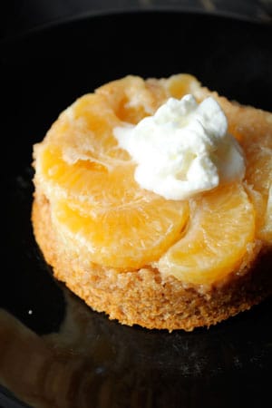 Single-Serve Vegan Clementine "Cake"