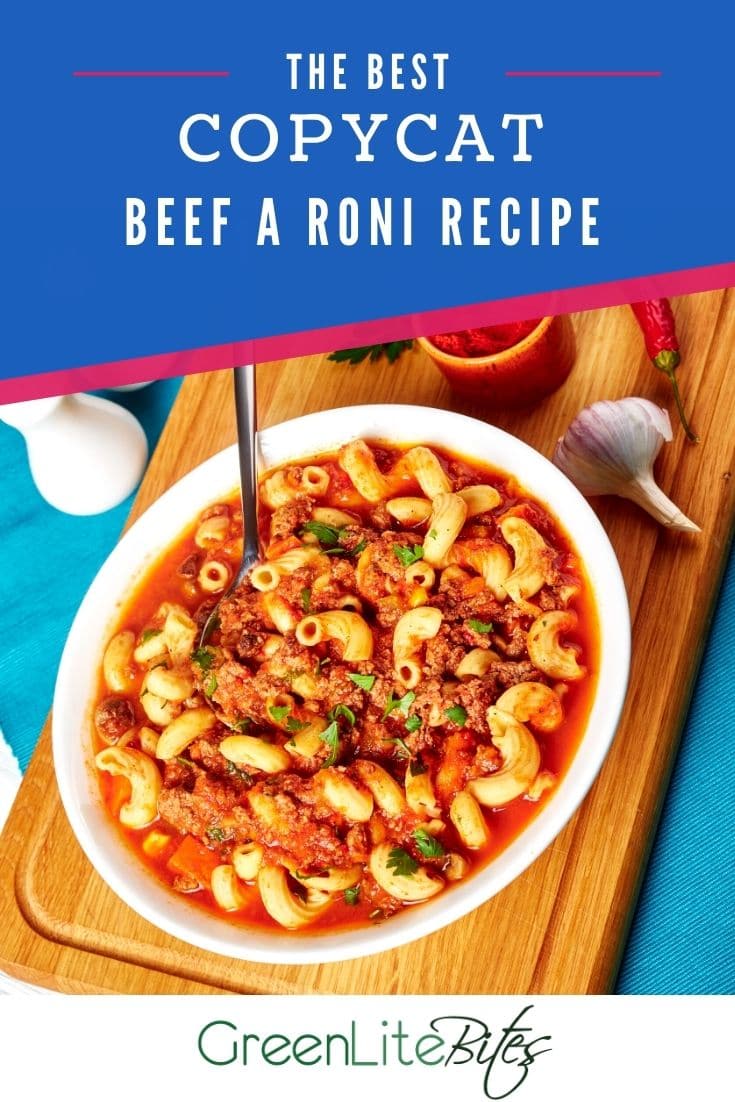 Bowl of beef a roni