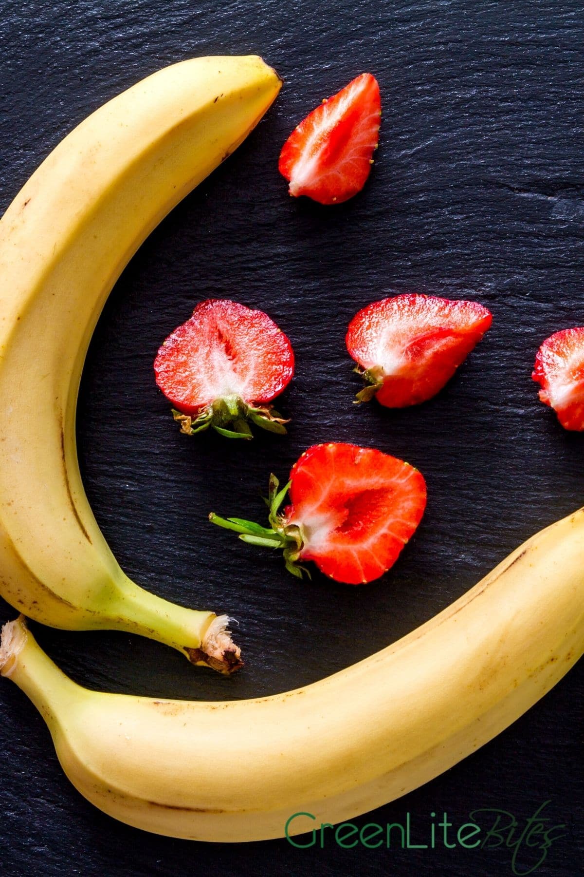 Strawberries and bananas on board