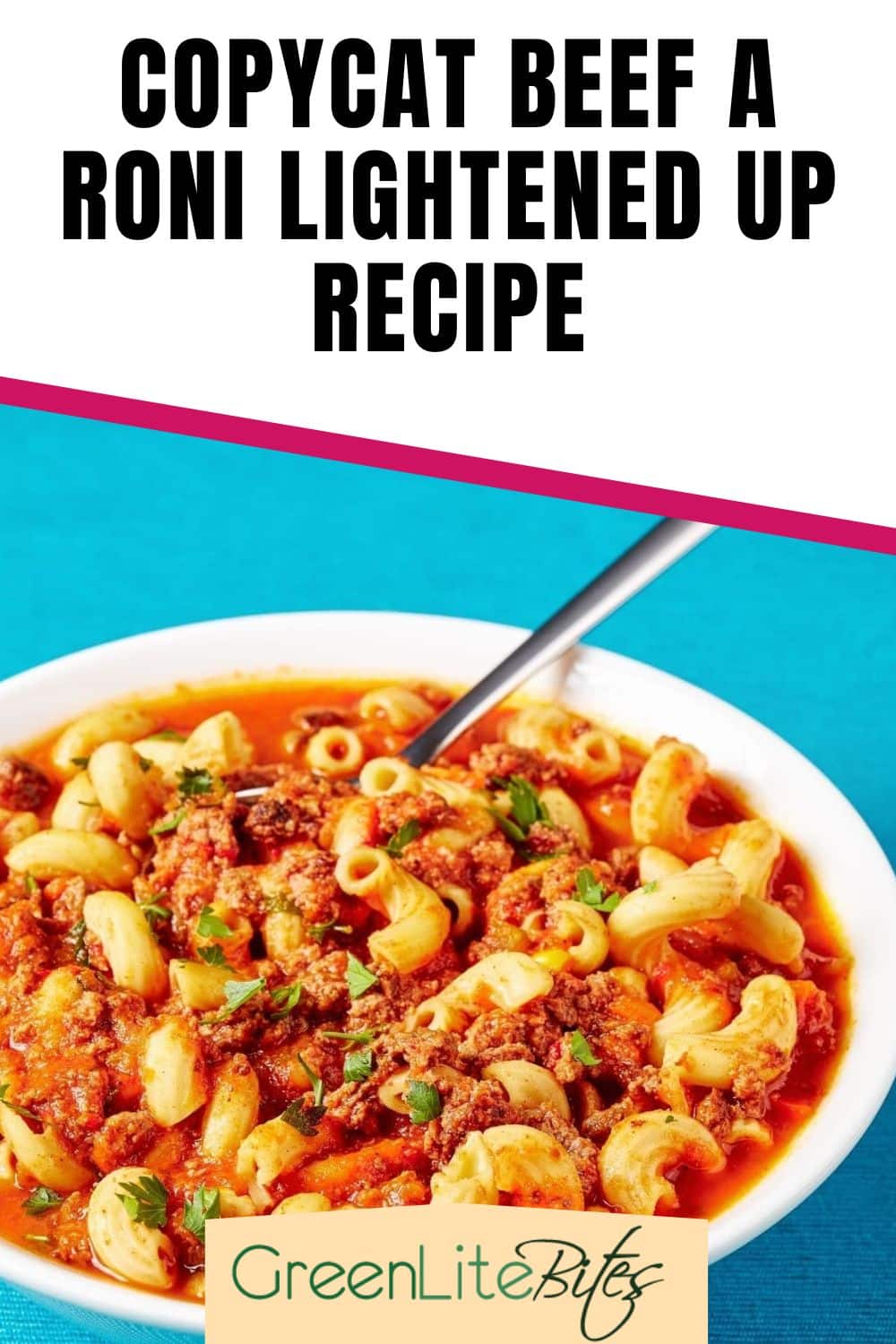 Copycat Beef a Roni Lightened Up Recipe - GreenLiteBites