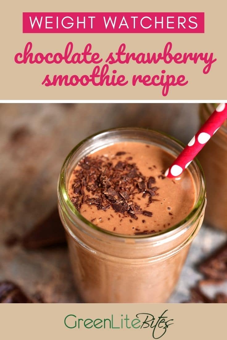 The Best Chocolate Strawberry Smoothie Recipe - GreenLiteBites