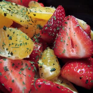 strawberry orange salad featured