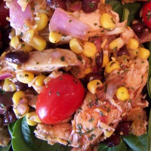 southwest chicken salad featured