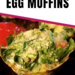 spinach egg muffins pin