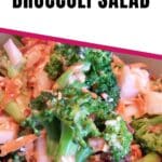 chilled broccoli salad pin