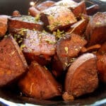 cooker sweet potatoes featured