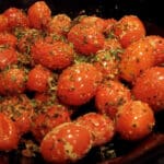 roasted cherry tomatoes featured
