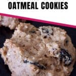 walnut oatmeal cookies pin