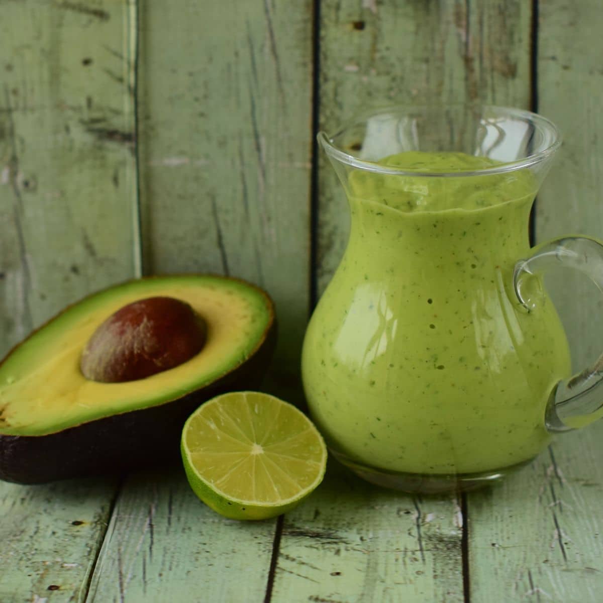 avocado lime dressing featured