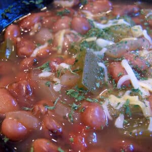 pinto bean soup featured